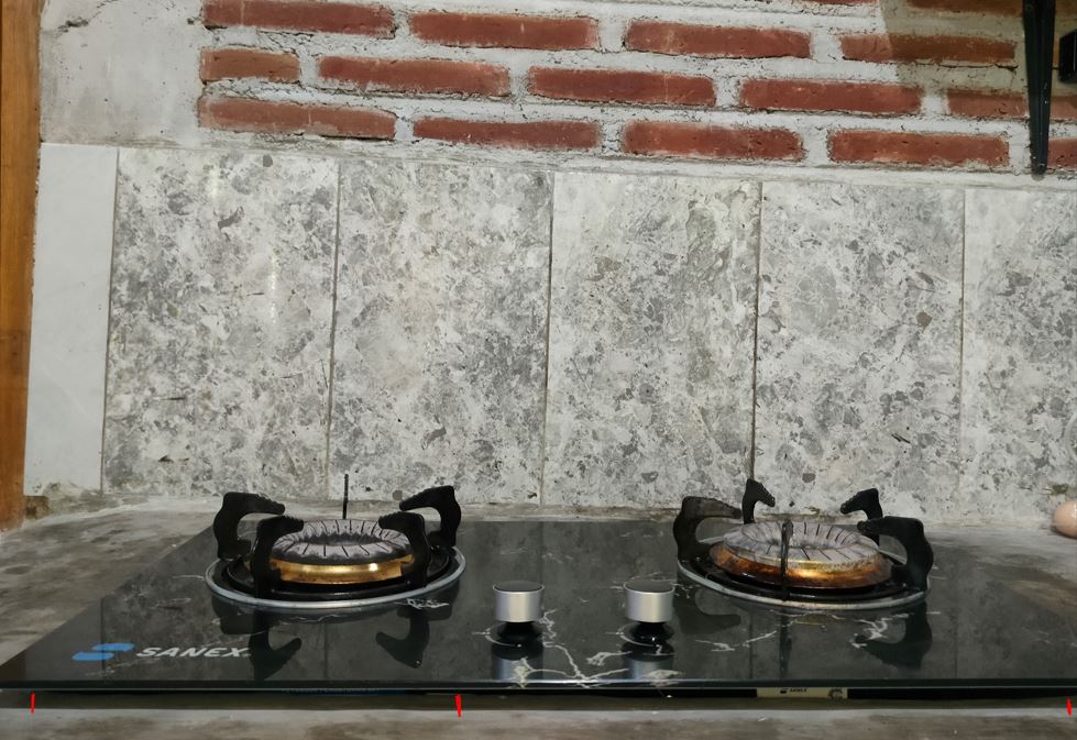 pemasangan kompor tanam Sanex